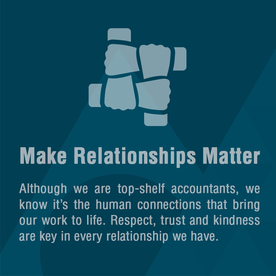 Davis Martindale Core Values | Make Relationships Matter
