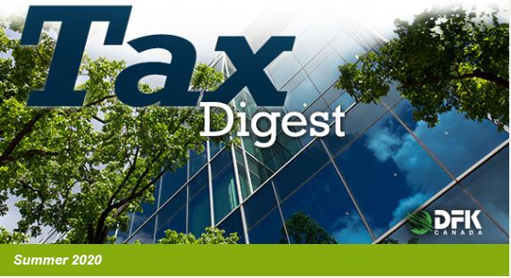 DFK Tax Digest - Summer 2020