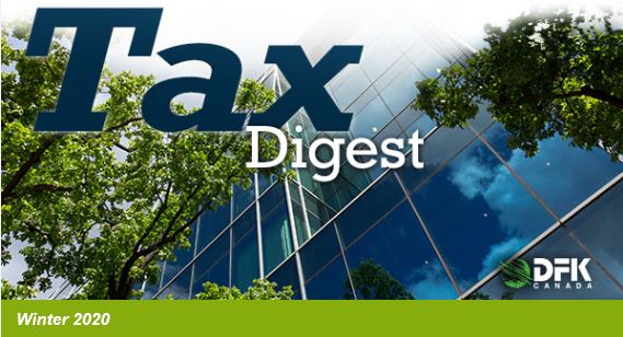 DFK Tax Digest - Winter 2020
