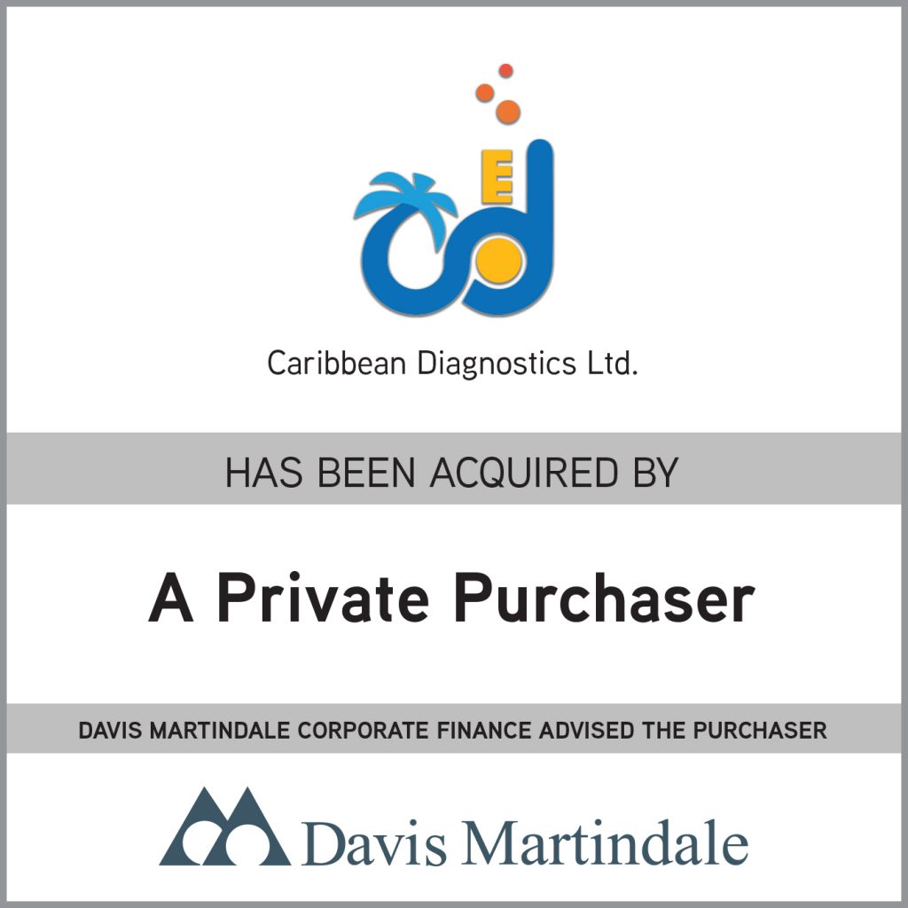 Davis Martindale Transaction Advisory | Transaction Announcement | Caribbean Diagnostics Ltd.