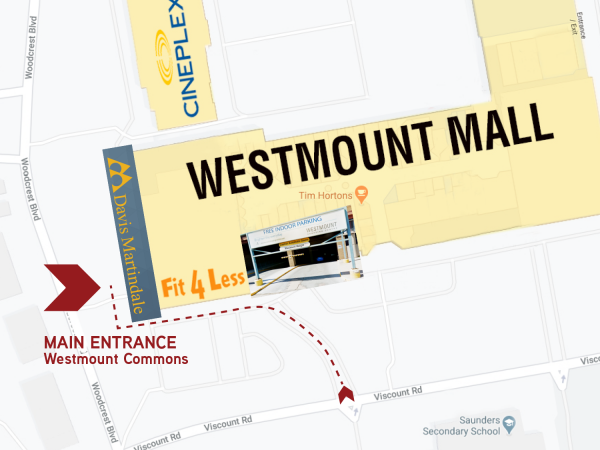 Davis Martindale New Location | Westmount Commons at Westmount Shopping Mall