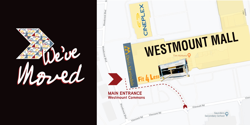 Davis Martindale New Location | Westmount Commons at Westmount Shopping Mall