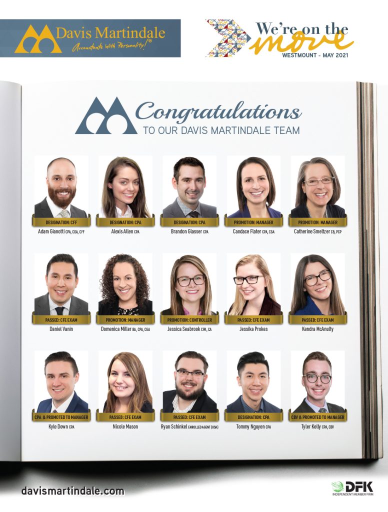 London Inc. Magazine - Congratulations Davis Martindale Team 2021