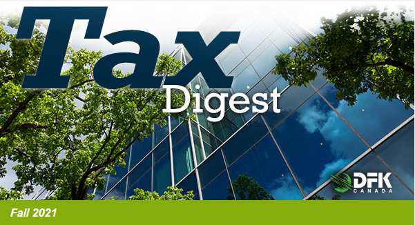 DFK Tax Digest - Fall 2021