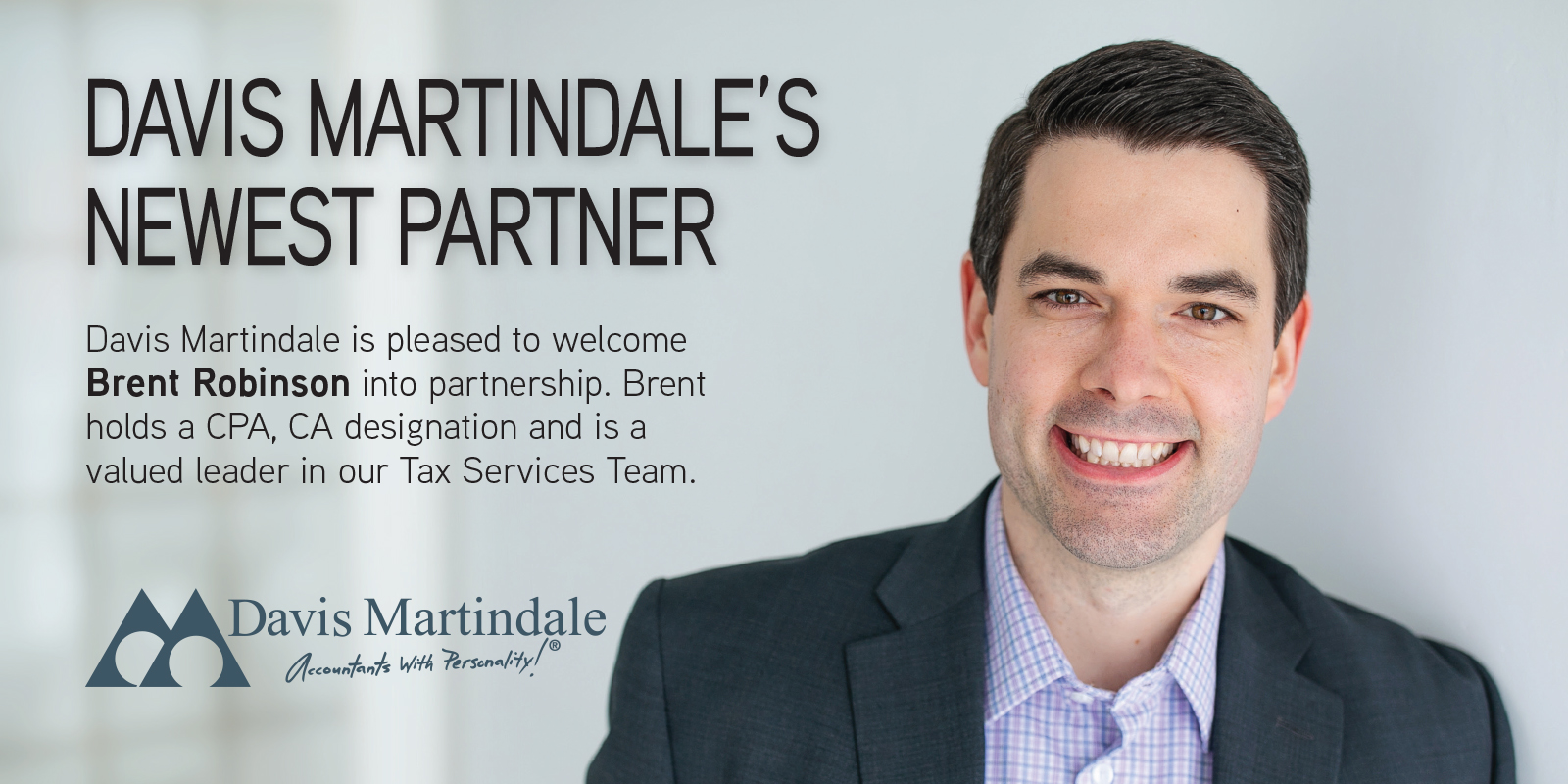 Brent Robinson | Davis Martindale's Newest Partner | Announcement