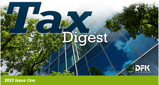 DFK Tax Digest - 2022 Issue One