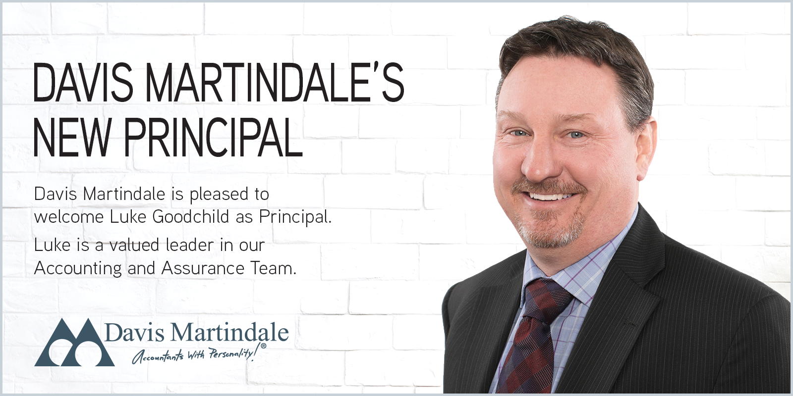 Luke Goodchild | New Principal Announcement | Banner