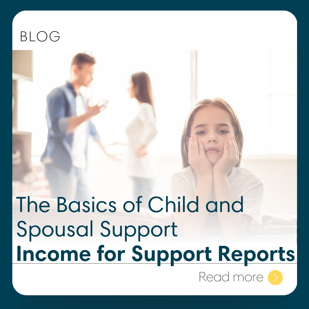 The Basics of Child and Spousal Support – Income for Support Reports