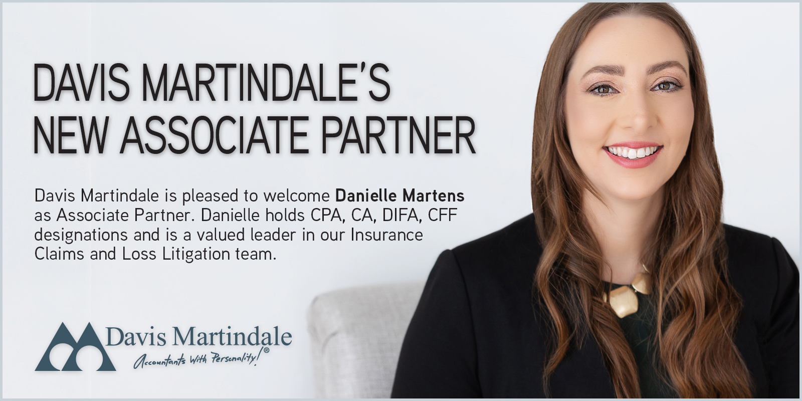 Danielle Martens New Associate Partner Announcement | Banner