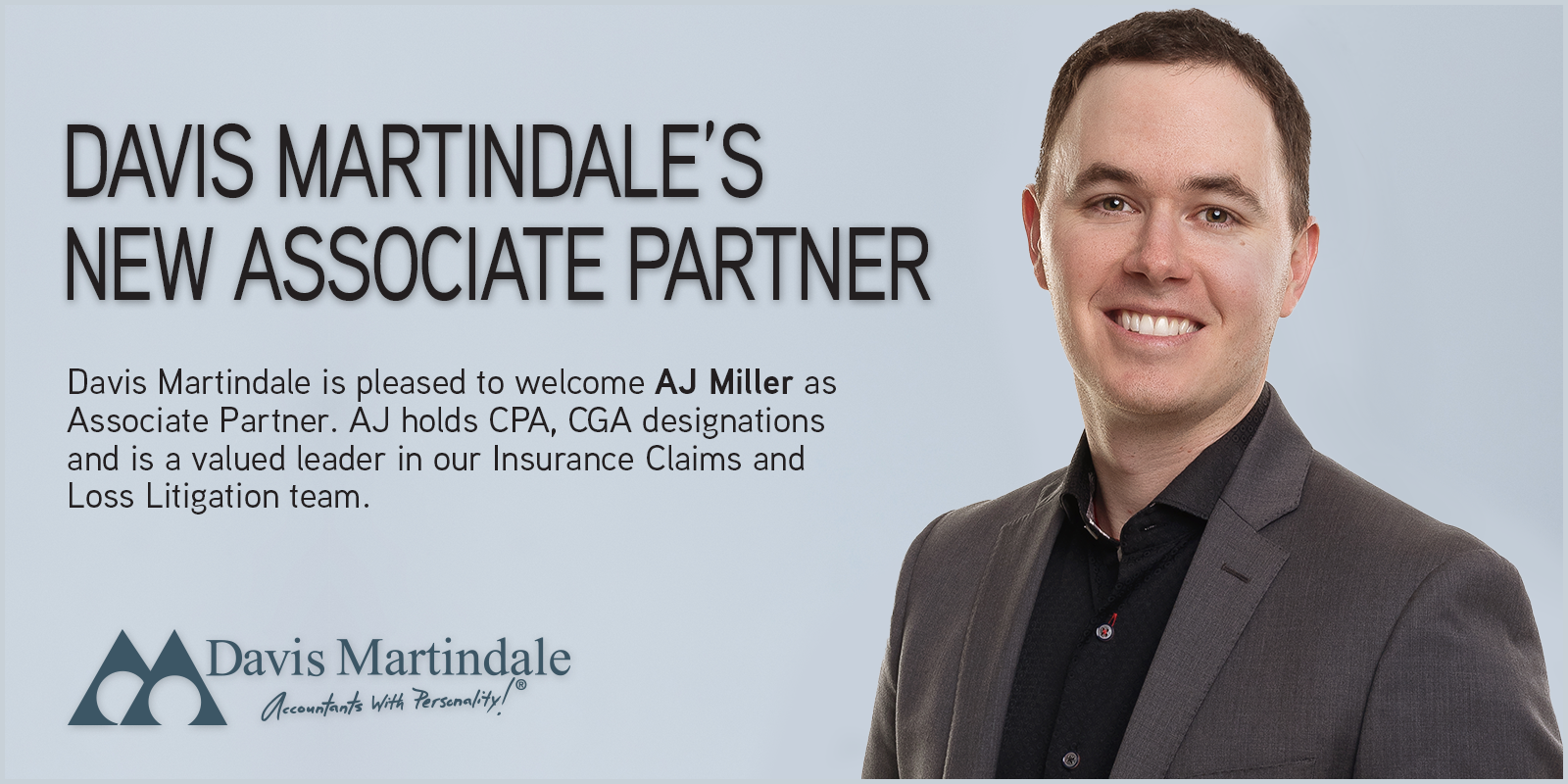 AJ Miller | New Associate Partner Announcement | Banner