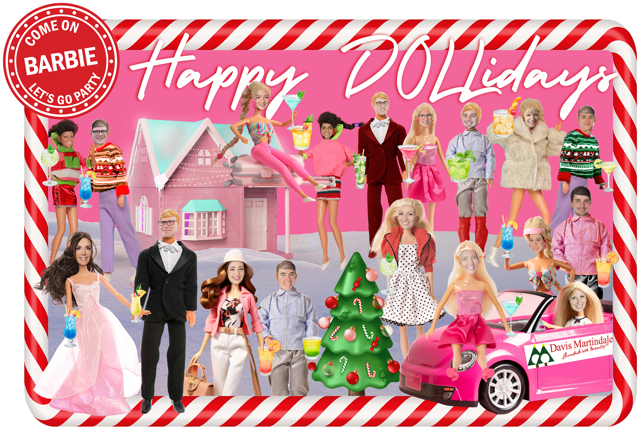 DMAS Holiday Barbie Card - December 2023