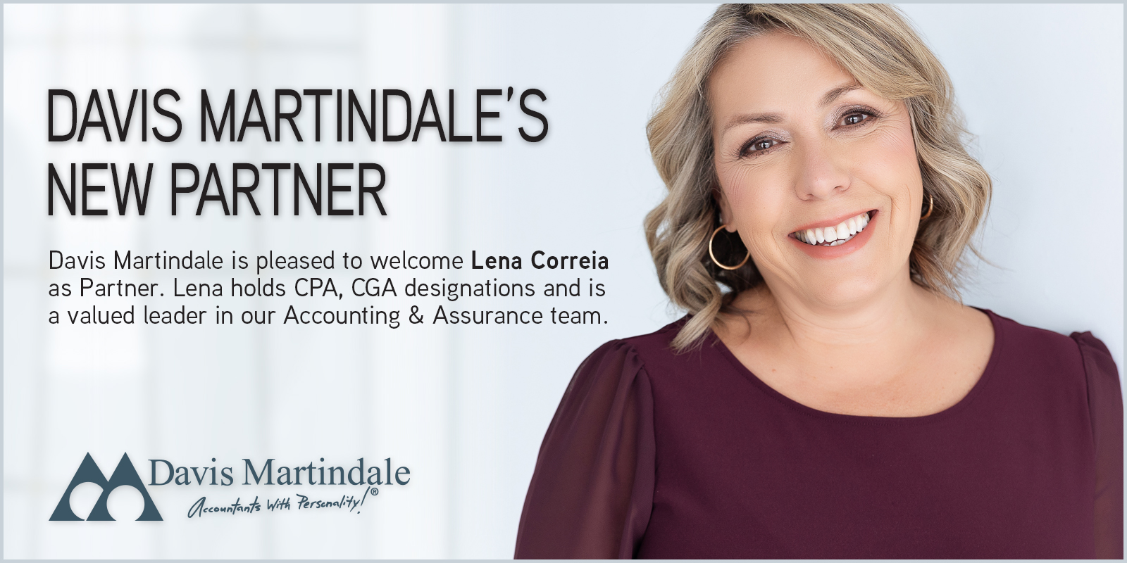 Lena Correia | New Partner Announcement | Banner