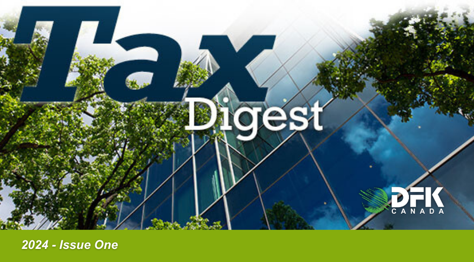 DFK Tax Digest - 2024 Issue One Banner